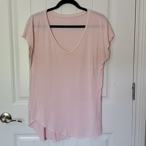 Light Pink and Silver Tee from Maurice's